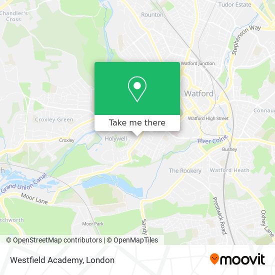 Westfield Academy map