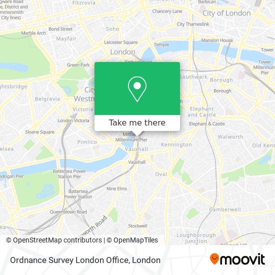 Ordnance Survey London Office map