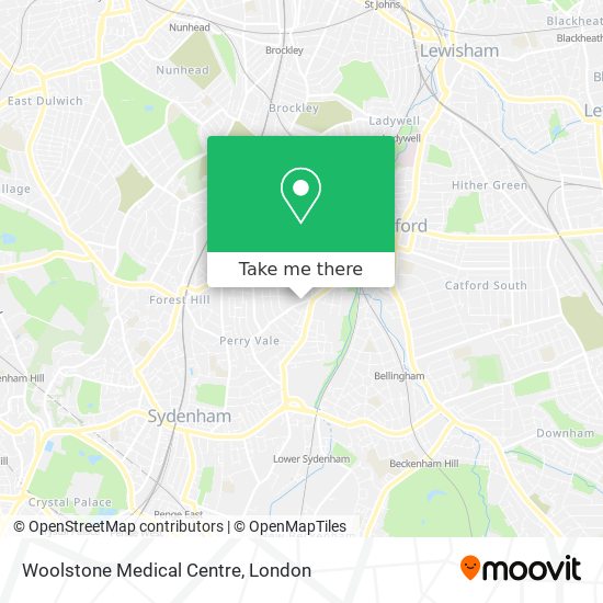 Woolstone Medical Centre map