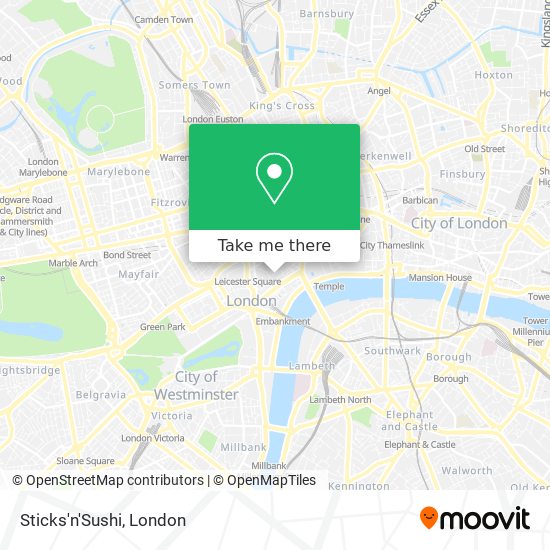 How To Get To Sticks N Sushi In Covent Garden By Train Bus Or Tube