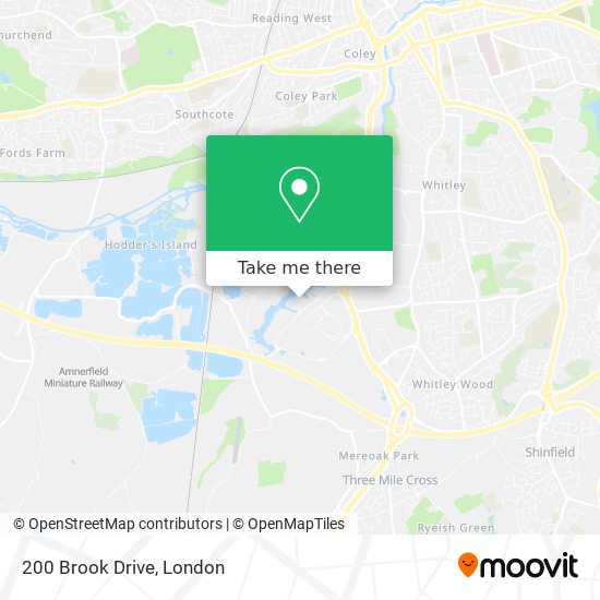200 Brook Drive map
