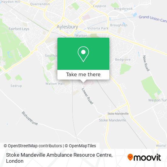 Stoke Mandeville Ambulance Resource Centre map