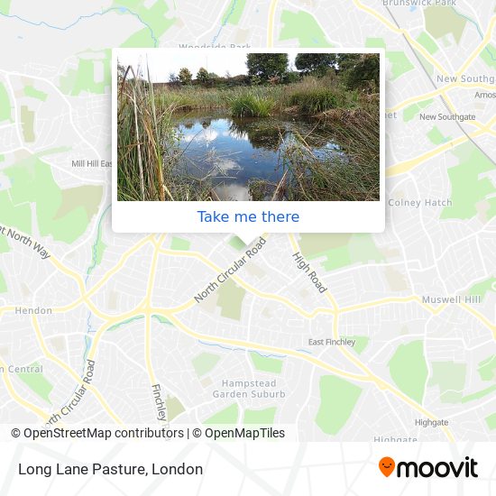 Long Lane Pasture map