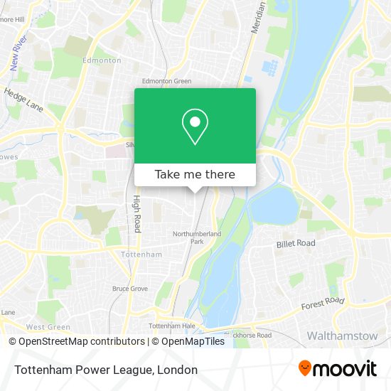 Tottenham Power League map