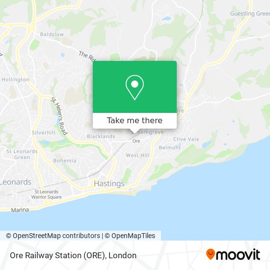 Ore Railway Station (ORE) map