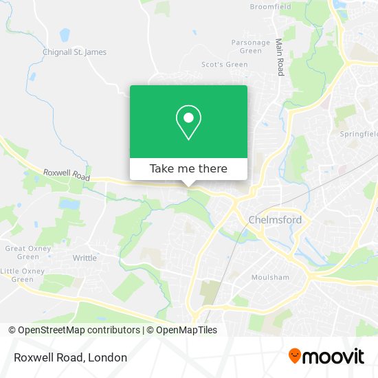 Roxwell Road map