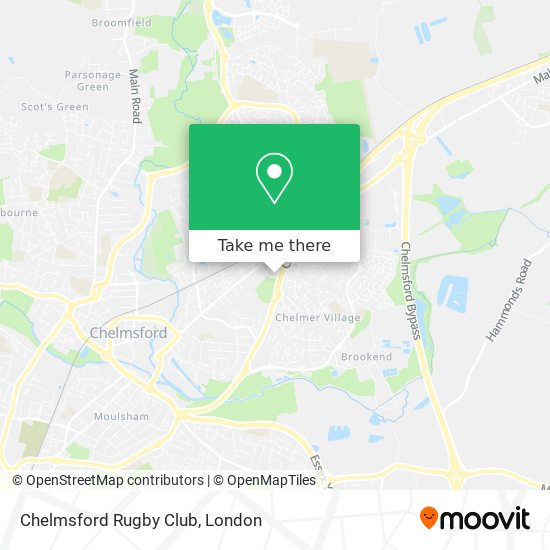 Chelmsford Rugby Club map