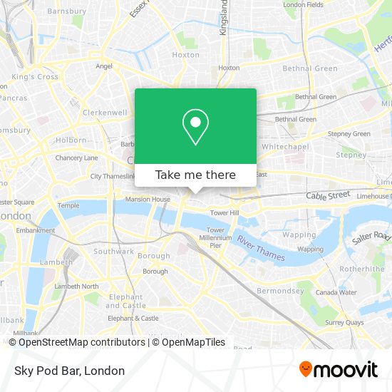 Sky Pod Bar map