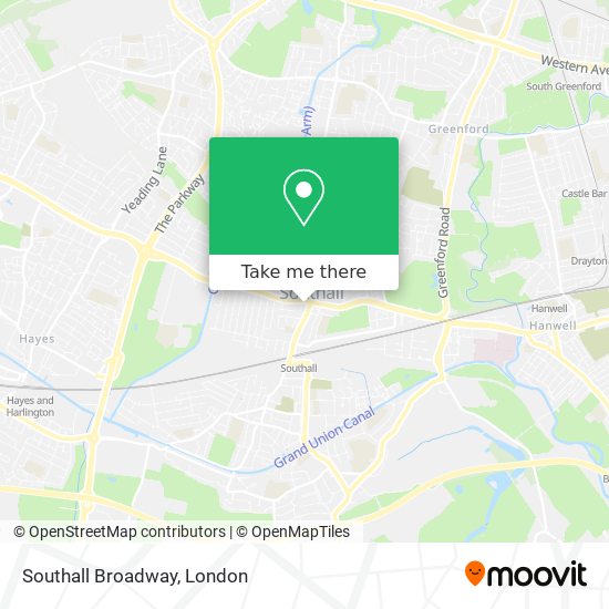 Southall Broadway map