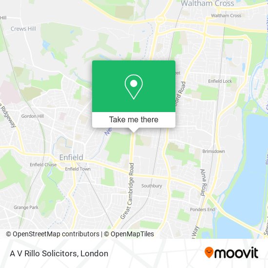A V Rillo Solicitors map