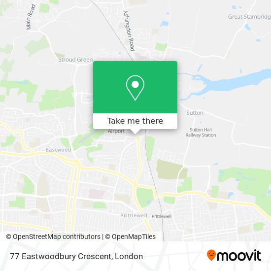 77 Eastwoodbury Crescent map