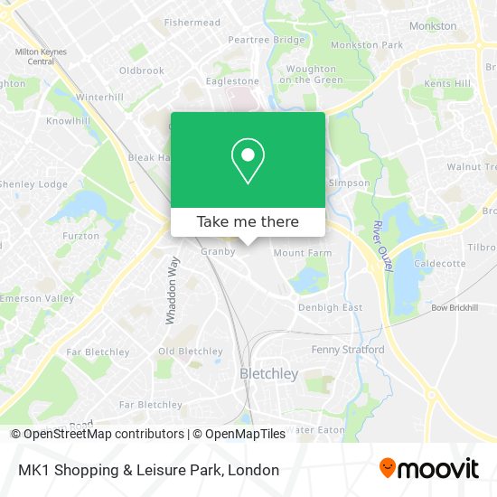 MK1 Shopping & Leisure Park map