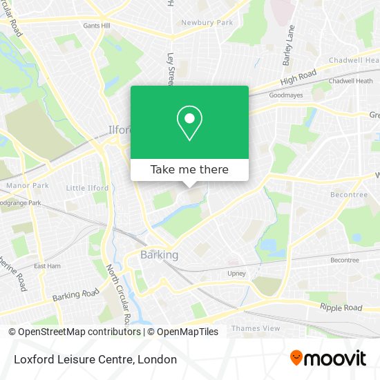 Loxford Leisure Centre map