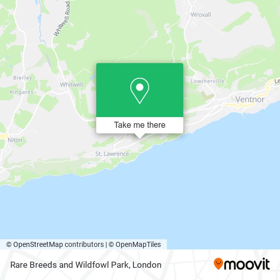 Rare Breeds and Wildfowl Park map