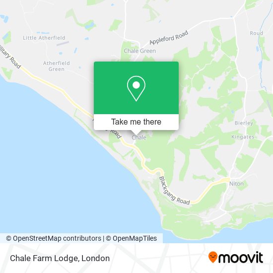 Chale Farm Lodge map
