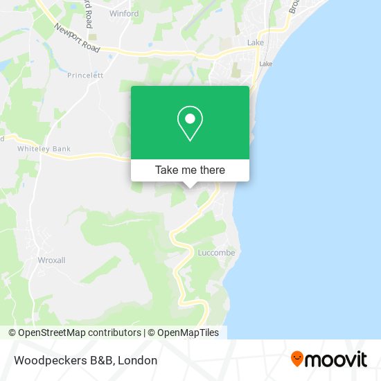 Woodpeckers B&B map