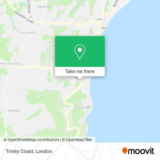 Trinity Coast map