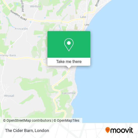 The Cider Barn map