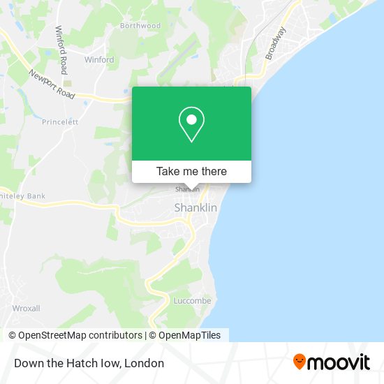 Down the Hatch Iow map