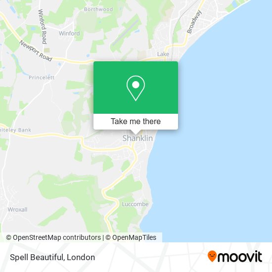 Spell Beautiful map