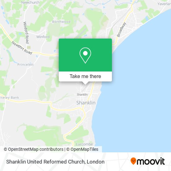 Shanklin United Reformed Church map