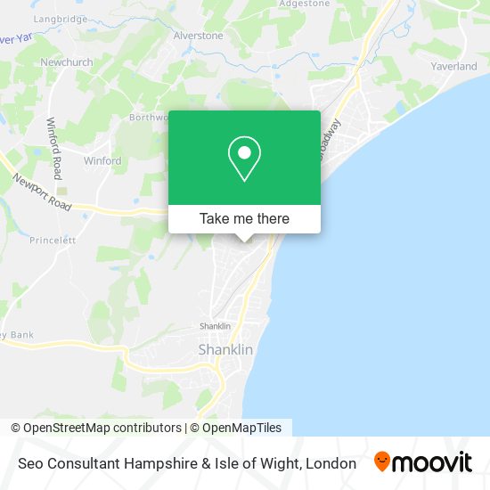 Seo Consultant Hampshire & Isle of Wight map