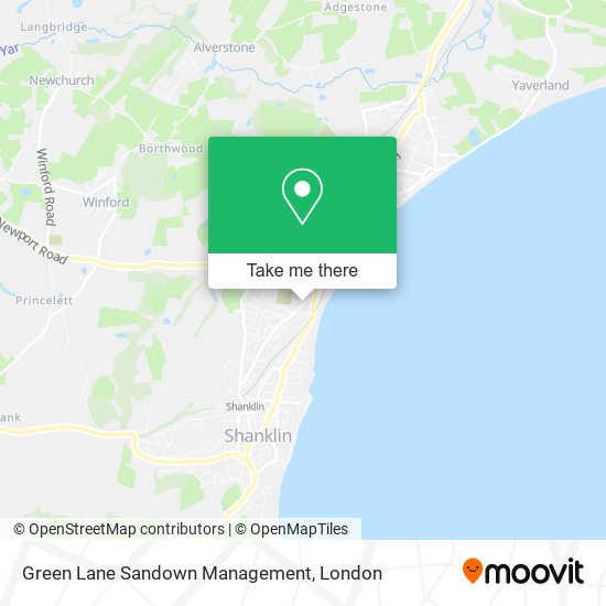 Green Lane Sandown Management map
