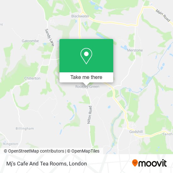 Mj's Cafe And Tea Rooms map