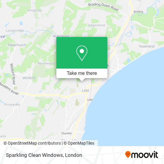 Sparkling Clean Windows map