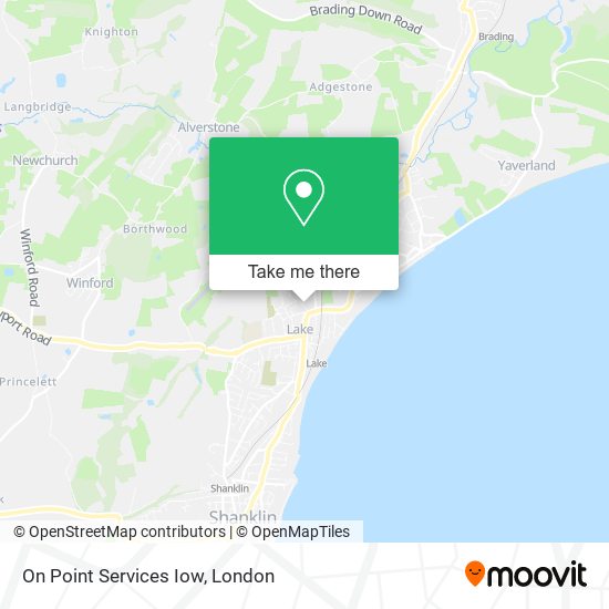 On Point Services Iow map