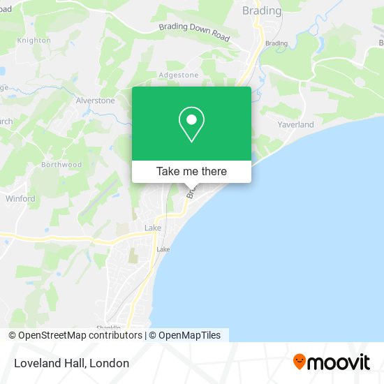 Loveland Hall map