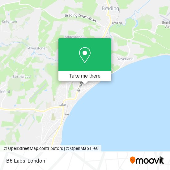 B6 Labs map