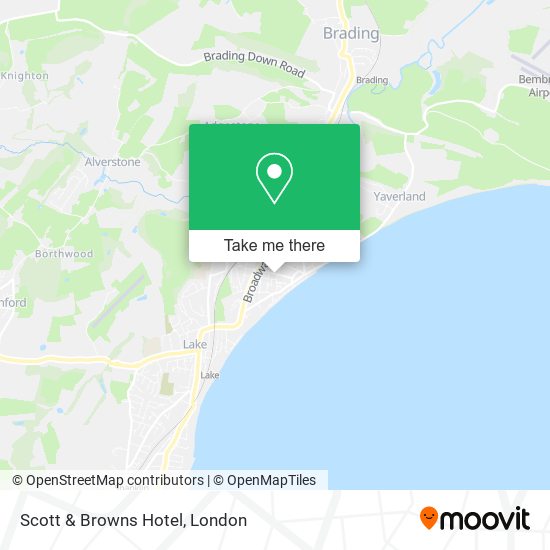 Scott & Browns Hotel map