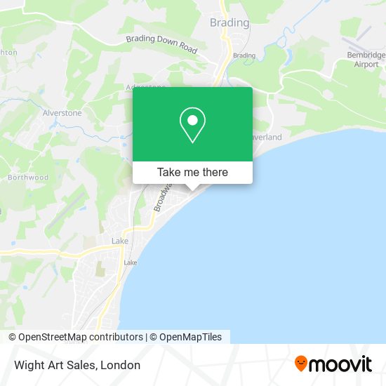 Wight Art Sales map