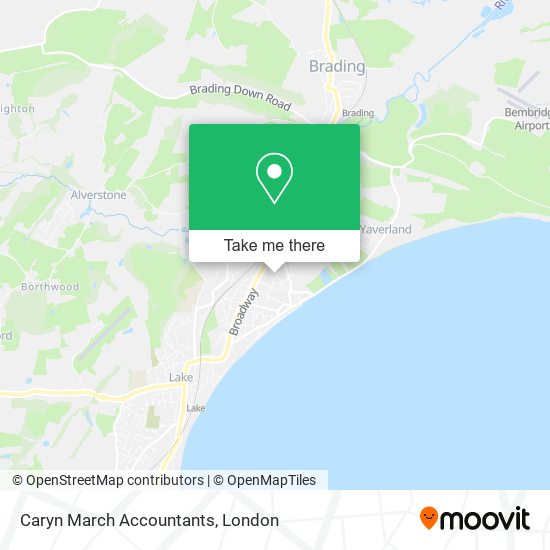 Caryn March Accountants map