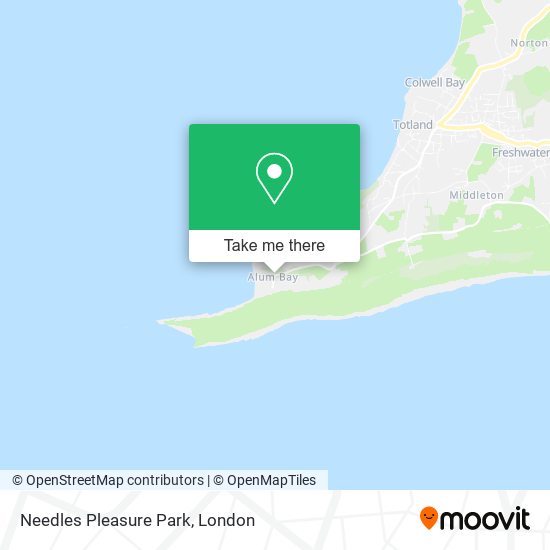Needles Pleasure Park map