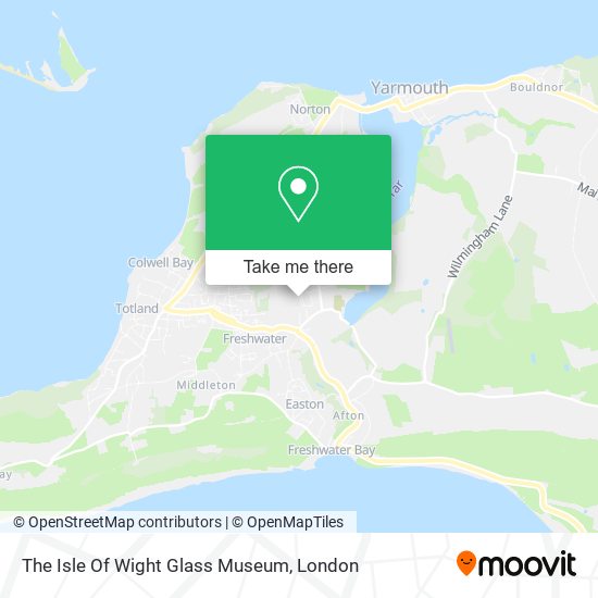 The Isle Of Wight Glass Museum map