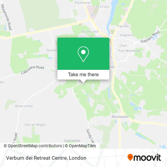 Verbum dei Retreat Centre map