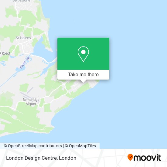 London Design Centre map