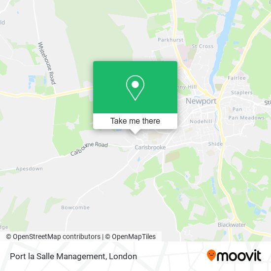 Port la Salle Management map