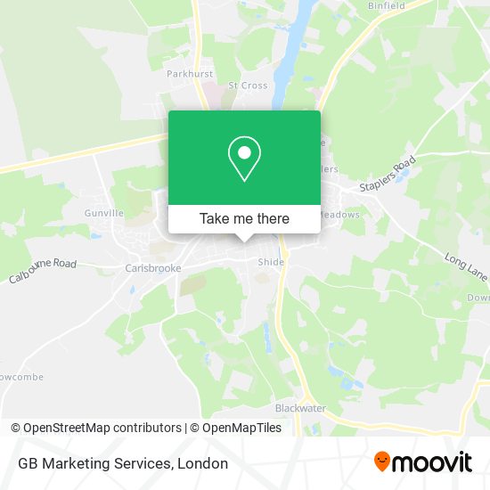 GB Marketing Services map