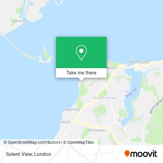 Solent View map