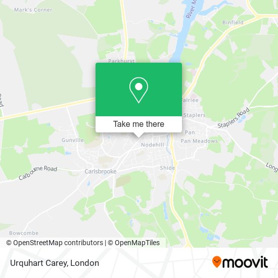Urquhart Carey map