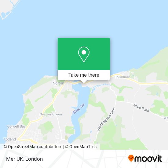 Mer UK map