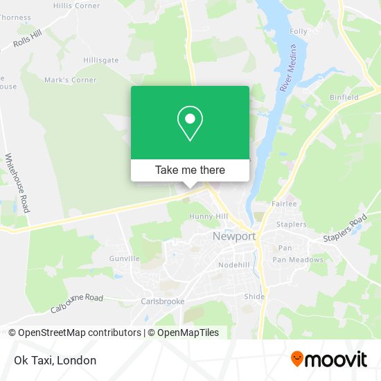 Ok Taxi map