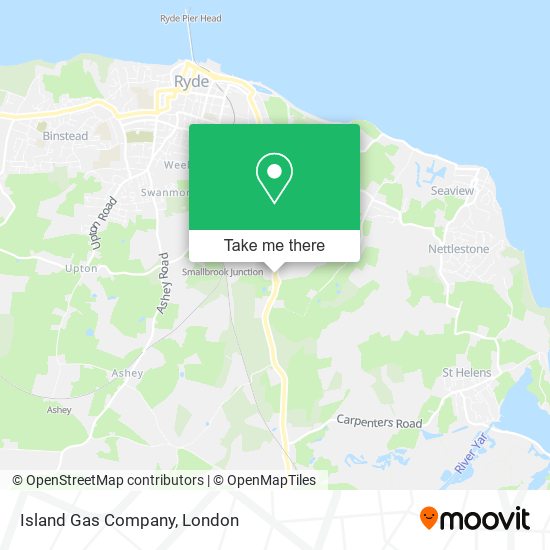 Island Gas Company map