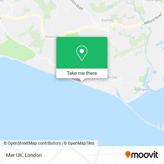 Mer UK map