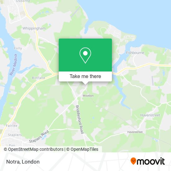 Notra map
