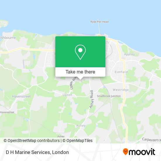 D H Marine Services map