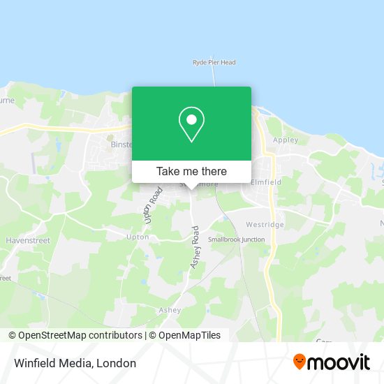 Winfield Media map